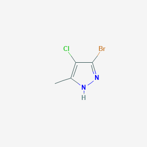 3-Bromo-4-chloro-5-methyl-1h-pyrazole