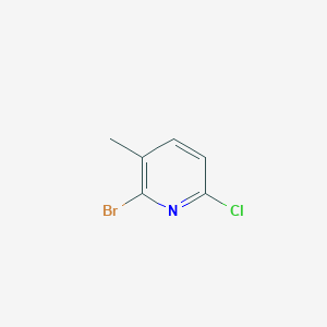 molecular formula C6H5BrClN B1524669 2-Bromo-6-chloro-3-methylpyridine CAS No. 867377-03-5