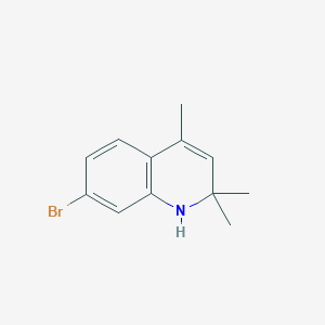 molecular formula C12H14BrN B1524672 7-Bromo-2,2,4-trimethyl-1,2-dihydroquinoline CAS No. 505087-52-5