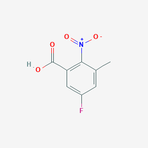 B1524685 5-Fluoro-3-methyl-2-nitrobenzoic acid CAS No. 952479-96-8