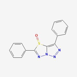 3,5-Diphenyl-4H-4lambda~4~-[1,2,3]triazolo[5,1-b][1,3,4]thiadiazol-4-one