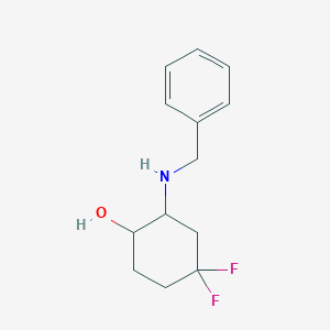 2-(Benzylamino)-4,4-difluorocyclohexanol