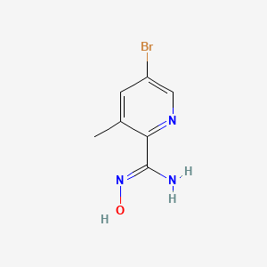 5-Bromo-N-hydroxy-3-methylpicolinimidamide