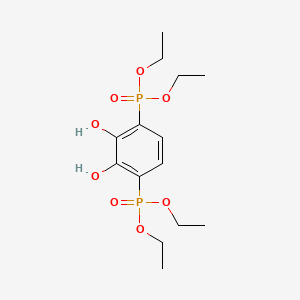 3,6-Bis(diethoxyphosphoryl)benzene-1,2-diol