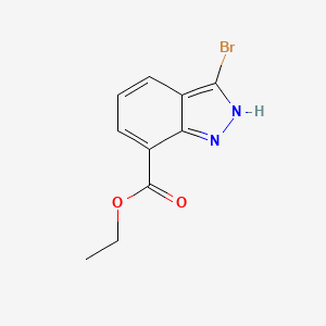 Ethyl3-bromo-1H-indazole-7-carboxylate