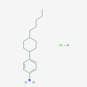 4-((1S,4r)-4-pentylcyclohexyl)anilinehydrochloride