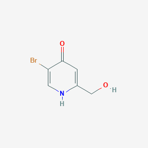 5-Bromo-2-(hydroxymethyl)pyridin-4-ol