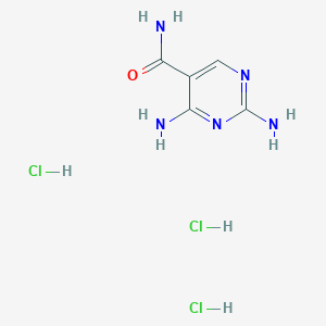 2,4-Diaminopyrimidine-5-carboxamide 3hcl