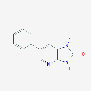 molecular formula C13H11N3O B015247 1-Methyl-6-Phenyl-1,3-Dihydro-2h-Imidazo[4,5-B]pyridin-2-One CAS No. 120889-04-5