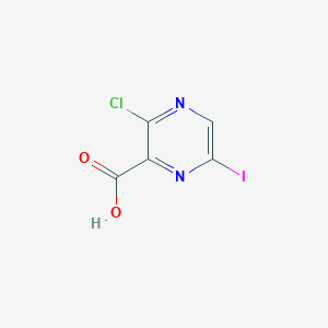 3-Chloro-6-iodopyrazine-2-carboxylicacid