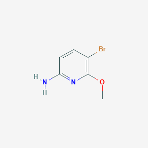 molecular formula C6H7BrN2O B1524704 5-Bromo-6-methoxypyridin-2-amine CAS No. 1211533-83-3