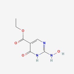 Ethyl 2-(hydroxyamino)-4-oxo-1,4-dihydropyrimidine-5-carboxylate