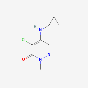 4-Chloro-5-(cyclopropylamino)-2-methylpyridazin-3(2H)-one