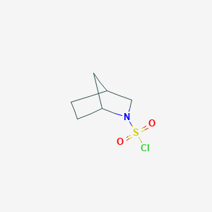 molecular formula C6H10ClNO2S B1524735 2-Azabicyclo[2.2.1]heptane-2-sulfonyl chloride CAS No. 1248803-37-3