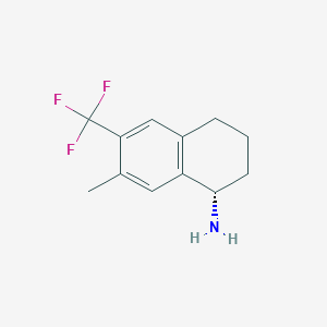 (S)-7-methyl-6-(trifluoromethyl)-1,2,3,4-tetrahydronaphthalen-1-amine hydrochloride