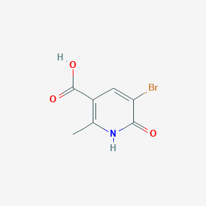 molecular formula C7H6BrNO3 B1524774 5-溴-6-羟基-2-甲基吡啶-3-羧酸 CAS No. 1803604-56-9