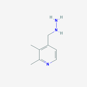 4-(Hydrazineylmethyl)-2,3-dimethylpyridine