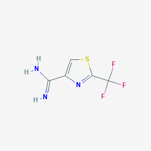 2-(Trifluoromethyl)thiazole-4-carboximidamide