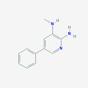 molecular formula C12H13N3 B015248 2-Amino-3-methylamino-5-phenylpyridine CAS No. 107351-81-5