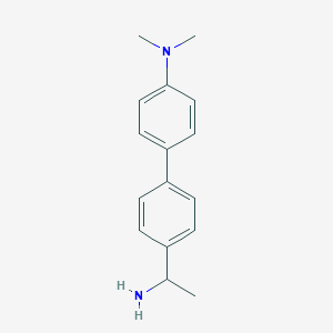 molecular formula C16H20N2 B1524821 4-[4-(1-氨基乙基)苯基]-N,N-二甲基苯胺 CAS No. 1183434-97-0