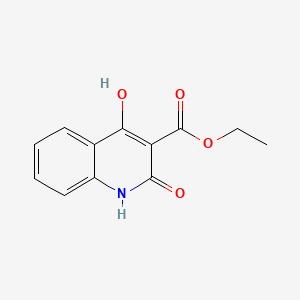molecular formula C12H11NO4 B1524844 4-羟基-2-氧代-1,2-二氢喹啉-3-羧酸乙酯 CAS No. 40059-53-8