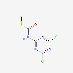 S-Methyl (4,6-dichloro-1,3,5-triazin-2-yl)carbamothioate