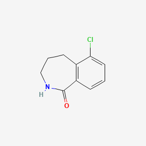 6-Chloro-2,3,4,5-tetrahydro-1H-benzo[c]azepin-1-one