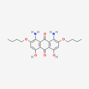 1,8-Diamino-2,7-dibutoxy-4,5-dihydroxyanthracene-9,10-dione