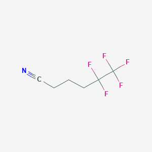 5,5,6,6,6-Pentafluorohexanenitrile