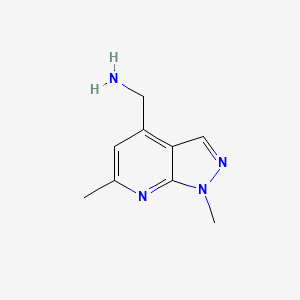 (1,6-Dimethyl-1H-pyrazolo[3,4-b]pyridin-4-yl)methanamine