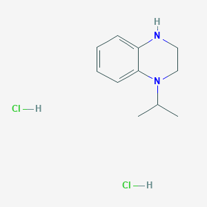 molecular formula C11H18Cl2N2 B1524870 1-异丙基-1,2,3,4-四氢喹喔啉二盐酸盐 CAS No. 858478-08-7
