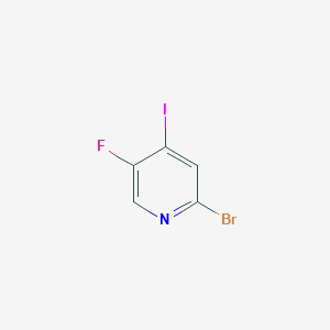 molecular formula C5H2BrFIN B1524882 2-溴-5-氟-4-碘吡啶 CAS No. 1061357-89-8