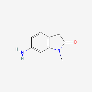 molecular formula C9H10N2O B1524890 6-Amino-1-methyl-2-oxoindoline CAS No. 813424-16-7