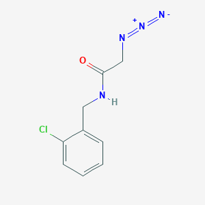 molecular formula C9H9ClN4O B1524897 2-azido-N-(2-chlorobenzyl)acetamide CAS No. 1249051-46-4