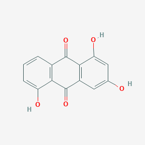 molecular formula C14H8O5 B15249090 1,3,5-Trihydroxyanthraquinone CAS No. 52431-73-9