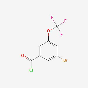 molecular formula C8H3BrClF3O2 B1524912 3-溴-5-(三氟甲氧基)苯甲酰氯 CAS No. 1092461-36-3