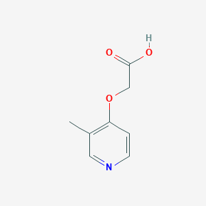 molecular formula C8H9NO3 B15249133 2-((3-Methylpyridin-4-yl)oxy)aceticacid 