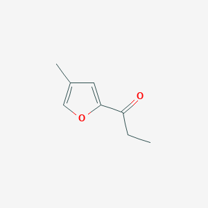 molecular formula C8H10O2 B15249164 1-(4-Methylfuran-2-yl)propan-1-one 