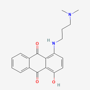 1-((3-(Dimethylamino)propyl)amino)-4-hydroxyanthraquinone