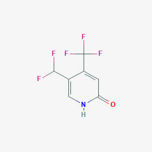 5-(Difluoromethyl)-4-(trifluoromethyl)pyridin-2(1H)-one