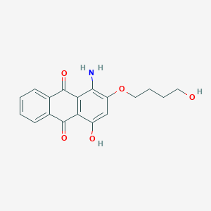 1-Amino-4-hydroxy-2-(4-hydroxybutoxy)anthracene-9,10-dione