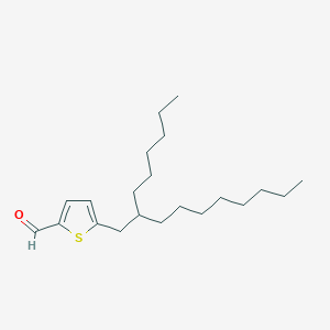 molecular formula C21H36OS B15249251 2-Thiophenecarboxaldehyde,5-(2-hexyldecyl)- 