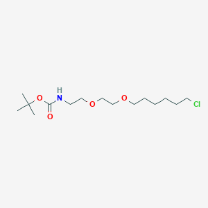 molecular formula C15H30ClNO4 B1524930 tert-Butyl (2-(2-((6-chlorohexyl)oxy)ethoxy)ethyl)carbamate CAS No. 920264-35-3
