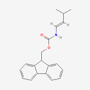 molecular formula C20H21NO2 B15249353 9H-fluoren-9-ylmethyl N-[(E)-3-methylbut-1-enyl]carbamate 