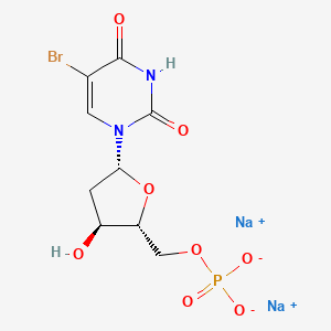 molecular formula C9H10BrN2Na2O8P B1524944 5-溴-2'-脱氧-5'-尿苷二钠盐 CAS No. 51432-32-7