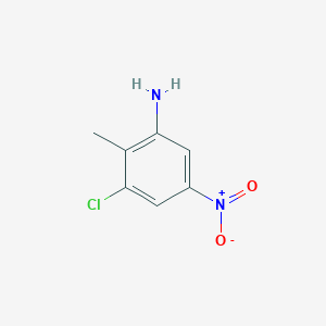 molecular formula C7H7ClN2O2 B1524964 3-氯-2-甲基-5-硝基苯胺 CAS No. 1082041-96-0