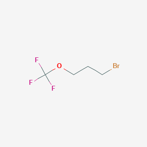 molecular formula C4H6BrF3O B1524966 1-溴-3-三氟甲氧基-丙烷 CAS No. 1198089-20-1