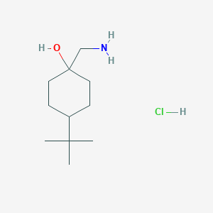 molecular formula C11H24ClNO B1524968 1-(氨甲基)-4-叔丁基环己醇盐酸盐 CAS No. 91249-23-9