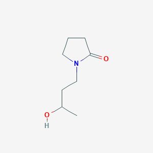 molecular formula C8H15NO2 B1525007 1-(3-羟基丁基)吡咯烷-2-酮 CAS No. 73486-66-5