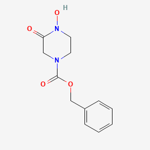 benzyl 4-hydroxy-3-oxopiperazine-1-carboxylate